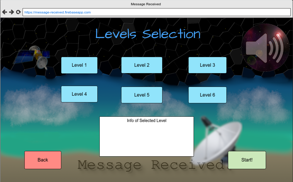 Level Selection Screen